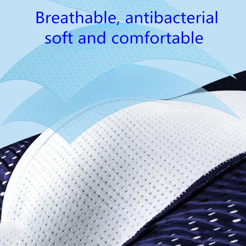 4 Pcs/Lot New Man Underpants Breathable Mesh Undies Soft Comfortable Men Panties Ice Silk Briefs Antibacterial Men's Underwear