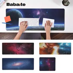 Babaite Подарочный коврик для мальчика космические звезды Планеты клавиатуры резиновый коврик игровой коврик для мыши Настольный коврик