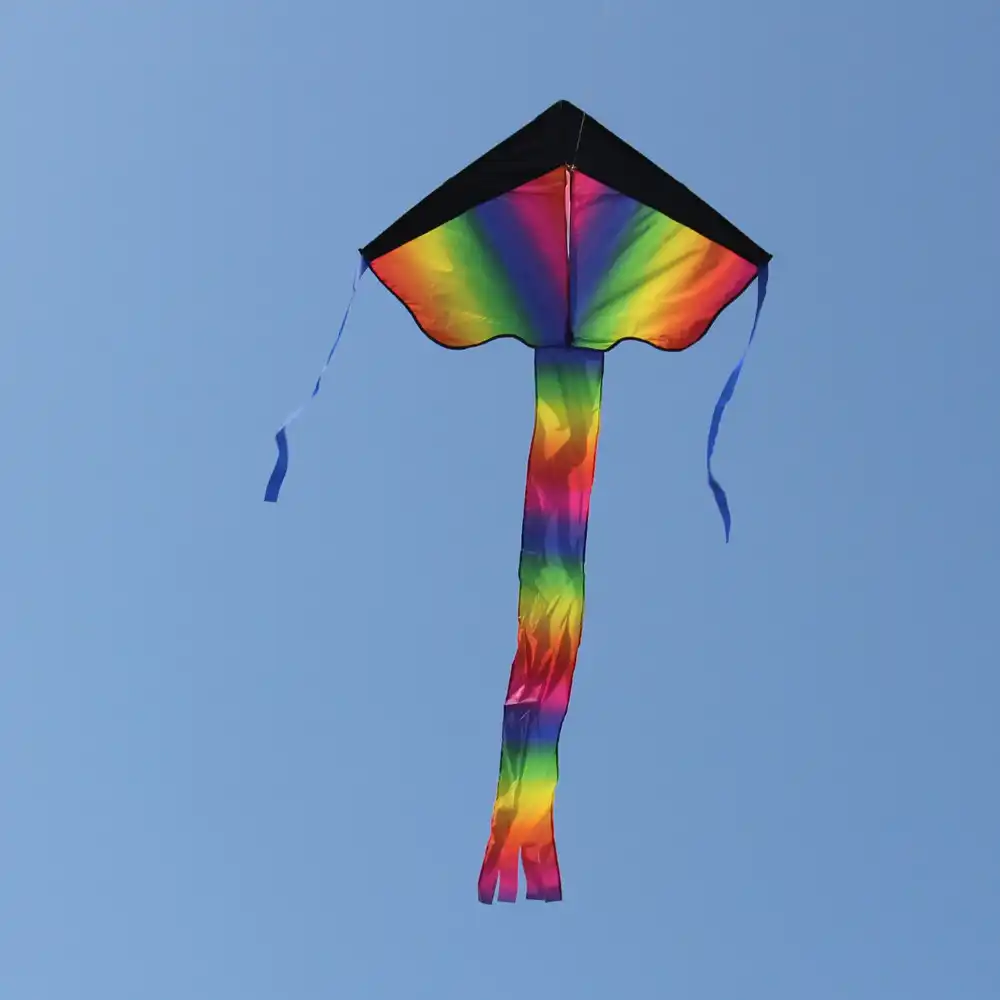 105cm colorful rainbow kite long tail outdoor kites kids large r