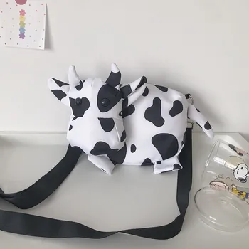 

Cute Cow Pattern Women Bags Designer Shoulder Chain Bags Fashion Female Crossbody Messenger Bag High Quality Women Handbags Bag