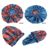 Women Night Sleep Cap African Pattern Ankara Print Bonnet Satin Lining Soft Extra Large Head Wear Ladies Headwrap Hair Care Hat 3
