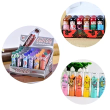 Wholesale 48pcs/lot Cute Lipbalm Long Lasting Moisturizing Lip Balm Lipstick Lip Plumper Super Gift For Baby Lips Care Set