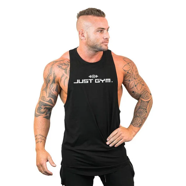 Camiseta Sin Mangas Para Hombre SYMALL - Algodón, Corte Ajustado, Para Gimnasio, Fitness, Verano, Tallas M-2XL
