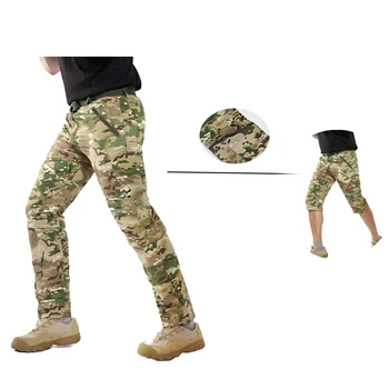 

PAVE-HAWK camping fishing trekking trousers Quick Dry hiking pants dual-use outdoor waterproof men pants Shorts Breathable p-36