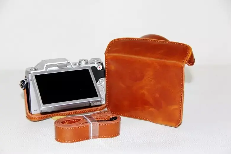 Подходит для Panasonic GF7 камера сумка Короткий бросок GF7 камера кожаный чехол 12-32 мм объектив