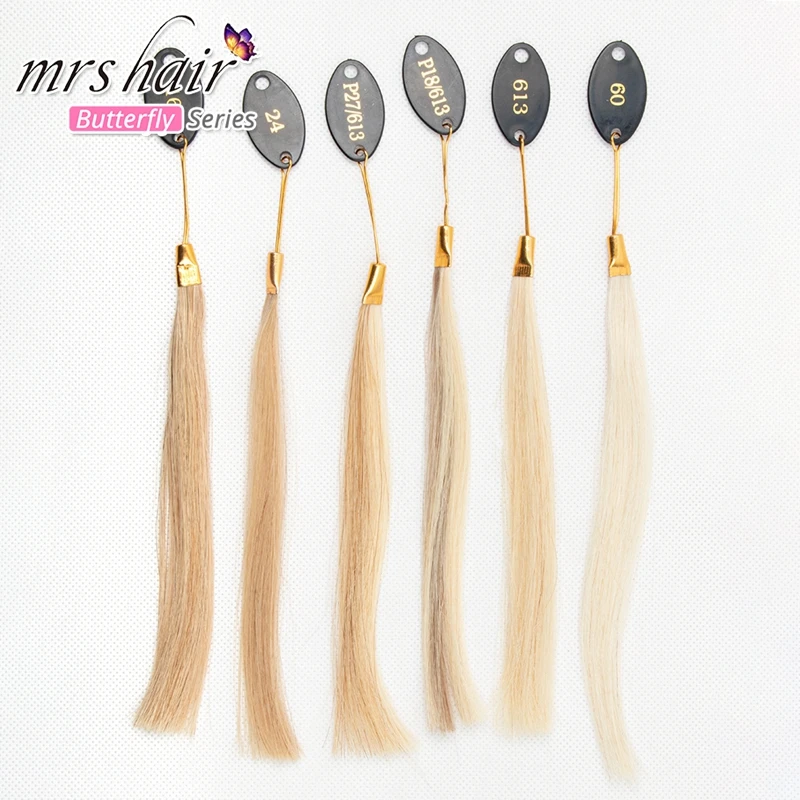 Human hair color chart also named color switch for COLOR CHART for hair extensions 20 different colors