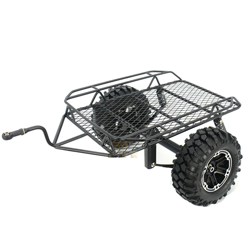 

1set Axial SCX10 1/10 Metal Hitch Mount Trailer 220*205mm for RC Crawler Upgrade Part Accessories 90046 TRX4 D90 CC01 S223
