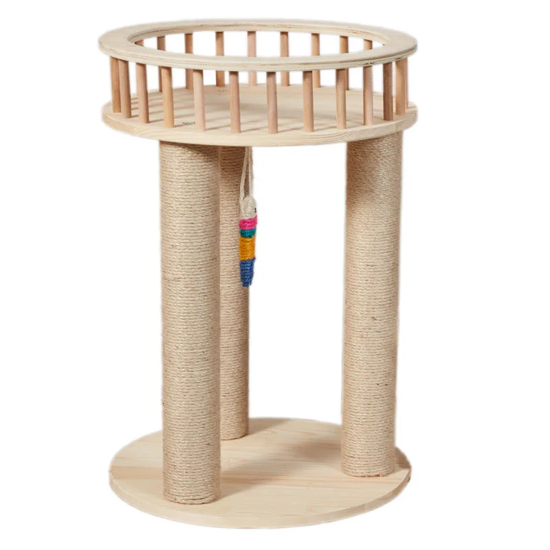 

Cat Climbing Frame Sisal Cat Scratching Board Solid Wood Cat Tree Cat Jumping Cat Litter Cat Toy Cat Supplies