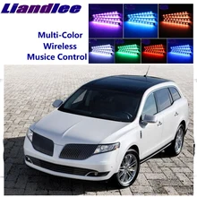 LiandLee автомобиль светящийся внутренний пол декоративные сиденья акцент окружающий неоновый свет для Lincoln Avitor U611