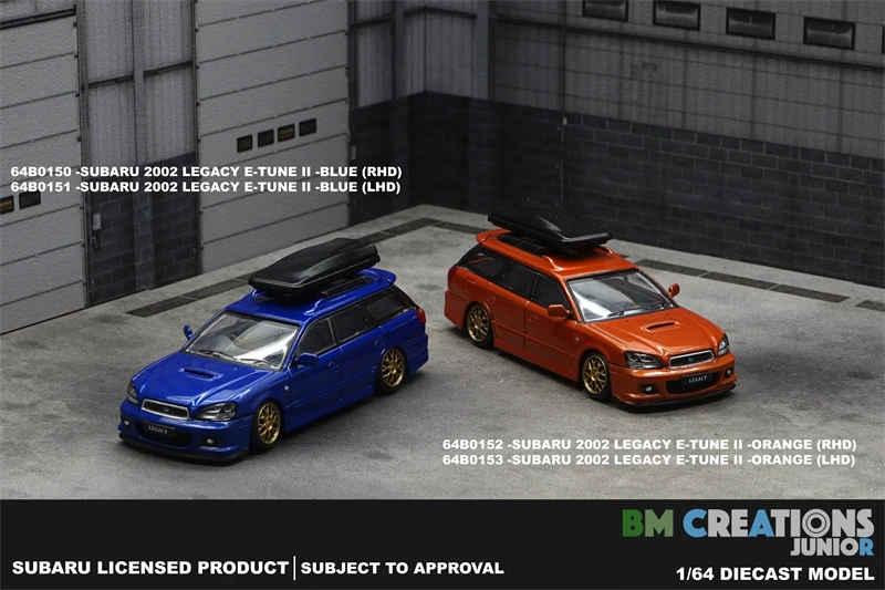 Модель автомобиля под давлением BM Creations 1:64 Subaru 2002 Legacy e-tune II | Игрушки и хобби