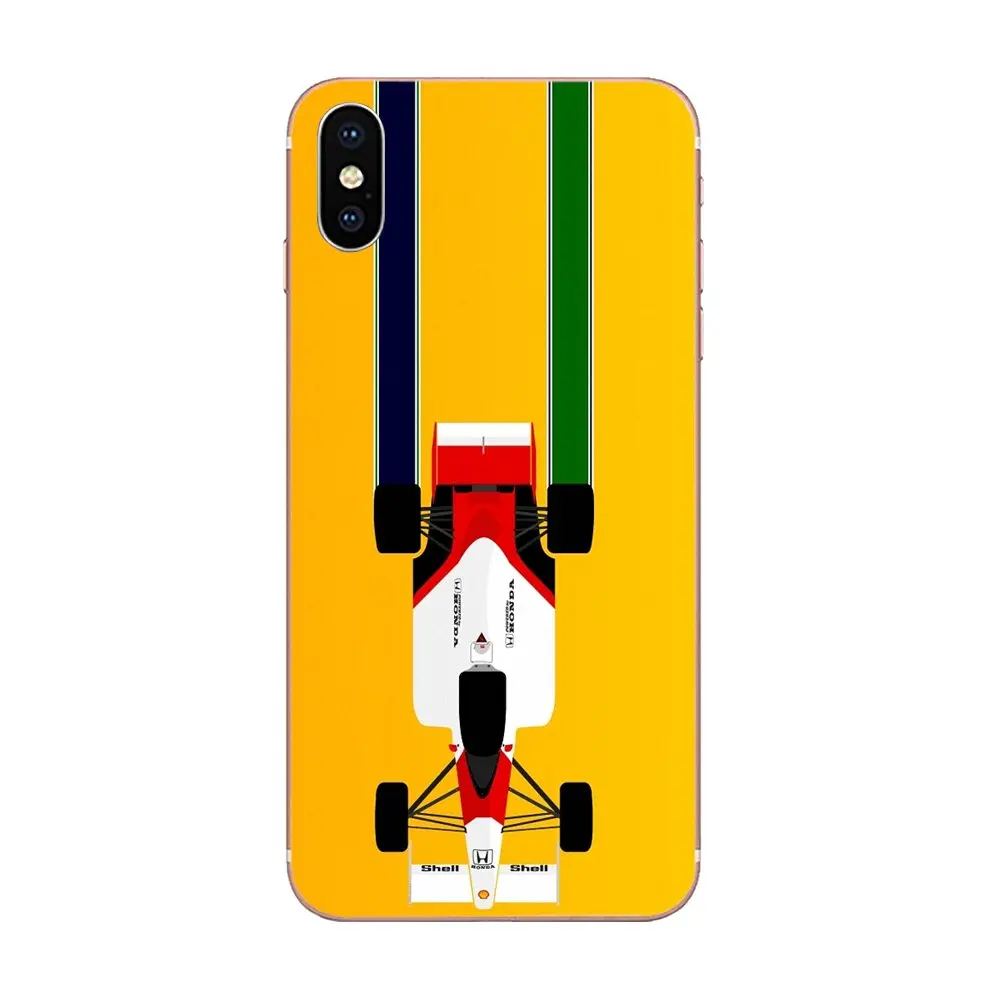 Ayrton Senna шлем для Apple iPhone 4 4s 5 5C 5S SE 6 6S 7 8 Plus X XS Max XR роскошный высококачественный