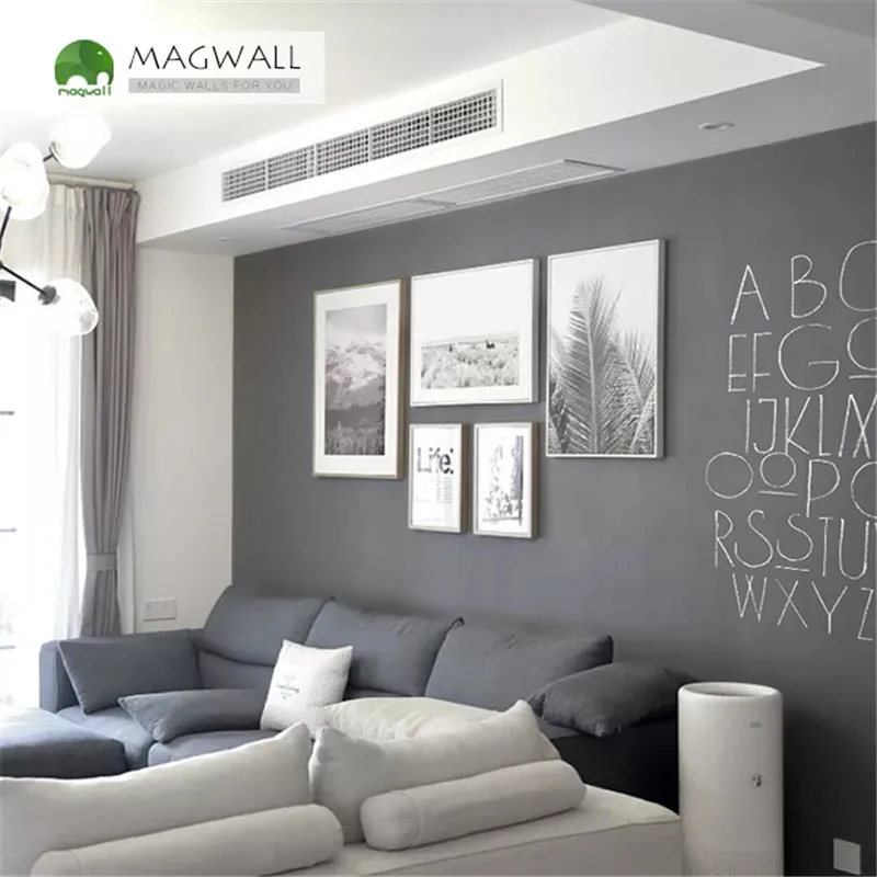US $136.64 Magnetic doublelayer gray color writing board 1236m educational blackboard chalk dust free home decot wallpaper