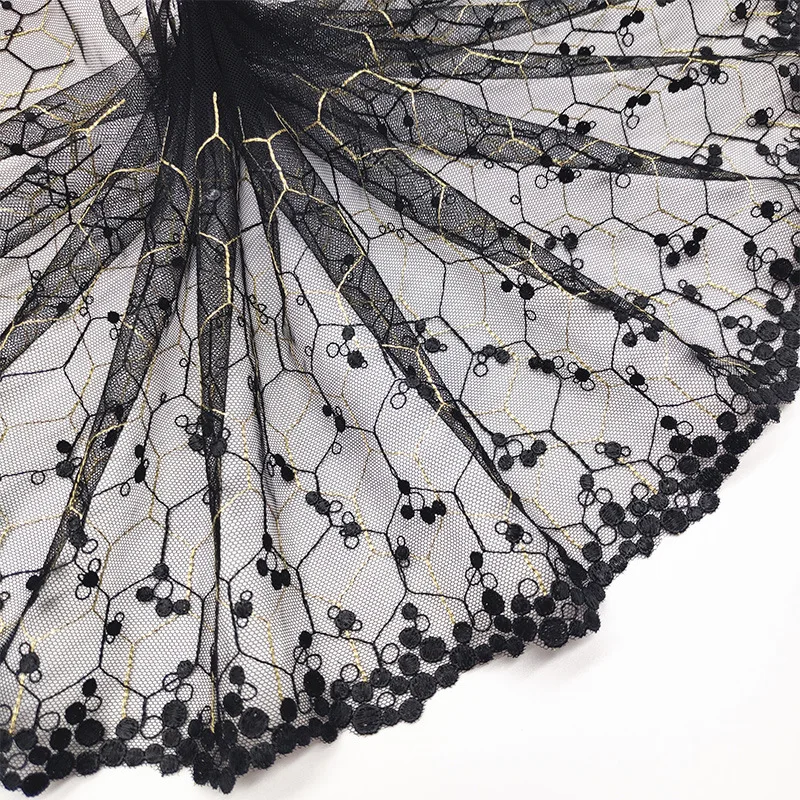 Fabric width 20cm Новинка, высокое качество, 1 ярд, вышивка, кружевная ткань, отделка, материал, сделай сам, рукоделие и шитье, кружевная ткань для одежды, доступны несколько стилей - Цвет: Fabric width 20cm