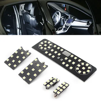 

Car Interior Reading Lights Package White LED Bulbs For Volkswagen Tiguan Without skylight 2009-up 5Pcs/Set