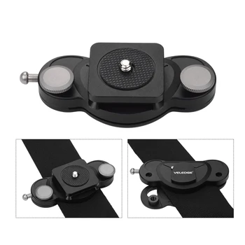 

Veledge Photography accessories Waist Belt Strap Buckle Fast Hanging Buckle Clip with Quick Release Plate for DSLR Cameras