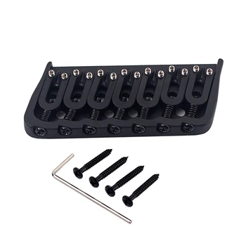 

7 String Saddle Bridge for Electric Guitar/Strings Through Body Tail Fixed Guitar Parts & Accessories