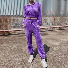 Женский спортивный костюм, комплект из двух предметов, Толстовка и штаны для женщин, сохраняющий тепло, с длинным рукавом, на шнурке, с капюшоном, толстовка, топы, брюки, набор#3