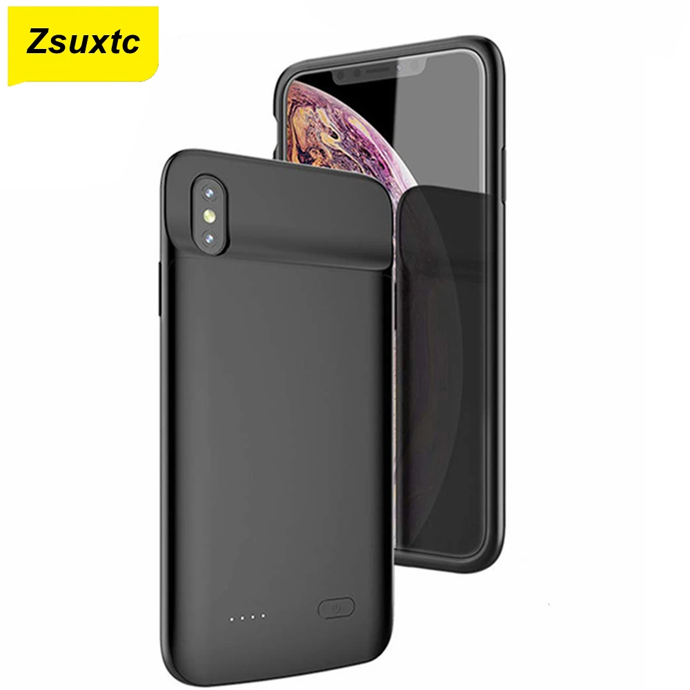 Per Iphone Xs Max Custodia Per Batteria Per Iphone X Xr Xs Max Custodia Morbida In Silicone Ricarica Power Bank Per Iphone Xs Max Custodia Per Batteri