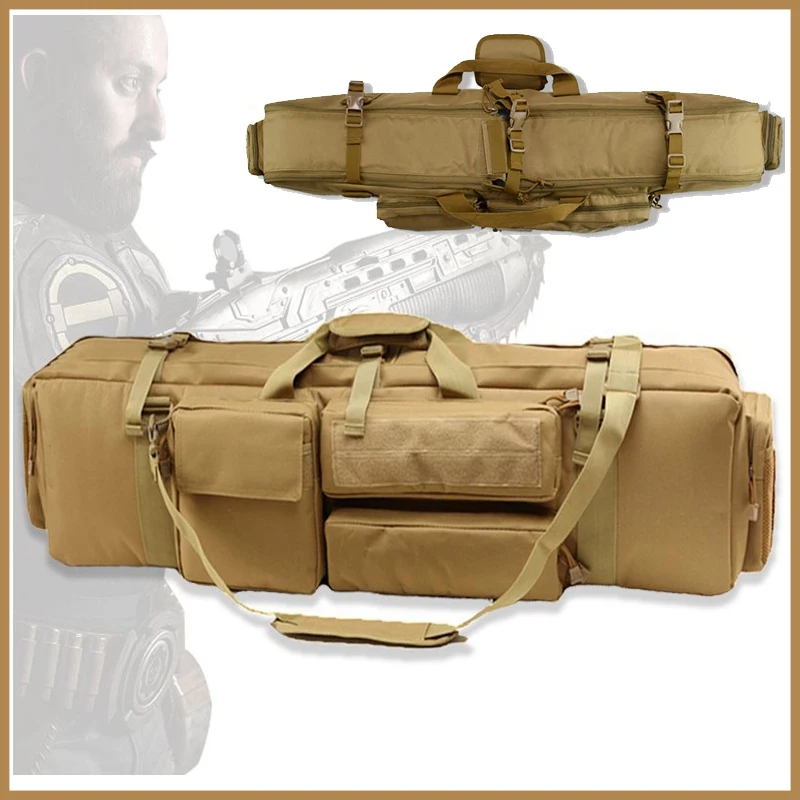

Large Loading Tactical Gun Bag M249 Rifle Case Hunting Accessories Airsoft Gun Carry Protective Bag Oxford Gun Holster