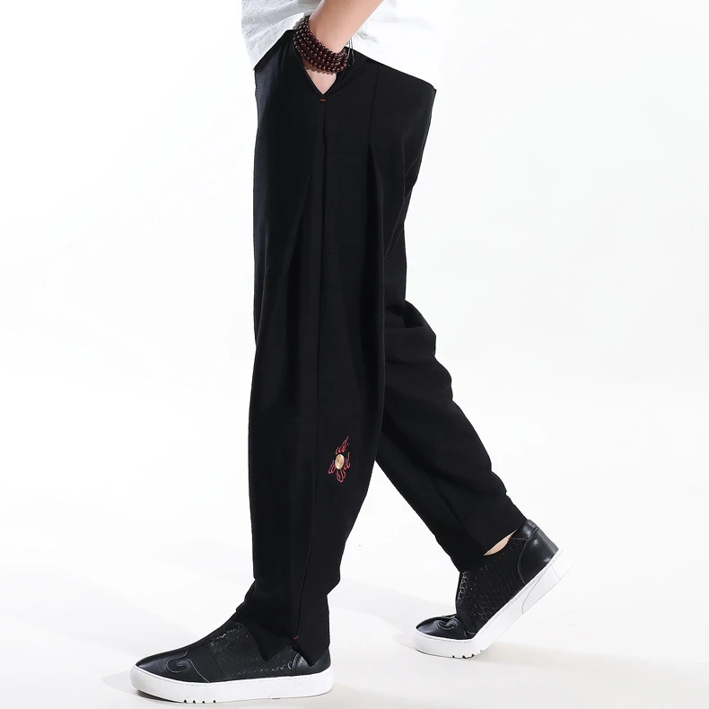 Original Men Pants Male Joggers Commercial Loose Casual Business Trousers Men's Hip Hop Harem Streetwear Cotton Clothing Straig | Мужская