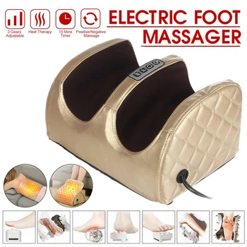 

6 in 1 Electric Foot Care Massager Machine Plantar Calf Arm Relaxing 3 Levels Heating Therapy Adjustable Prevent Leg Pain Relief
