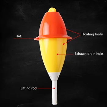 1PCS Automatic Fishing Float Luminous Float Fish Bait for Sea Fishing Carp Fishing Tackle Accessories Plastic New 5