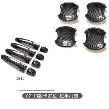 

for Toyota Corolla 2007-2013 ABS Carbon fiber car Door Handle Bowl Door handle Protective covering Cover Trim Car Styling