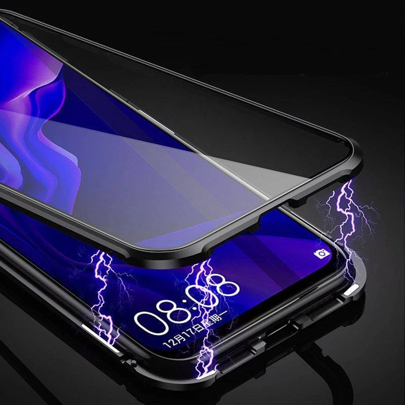 Магнитный передний и задний стеклянный чехол для huawei Y9 Prime, чехол для телефона huawei P Smart Z, чехол для huawei Y9 Shell