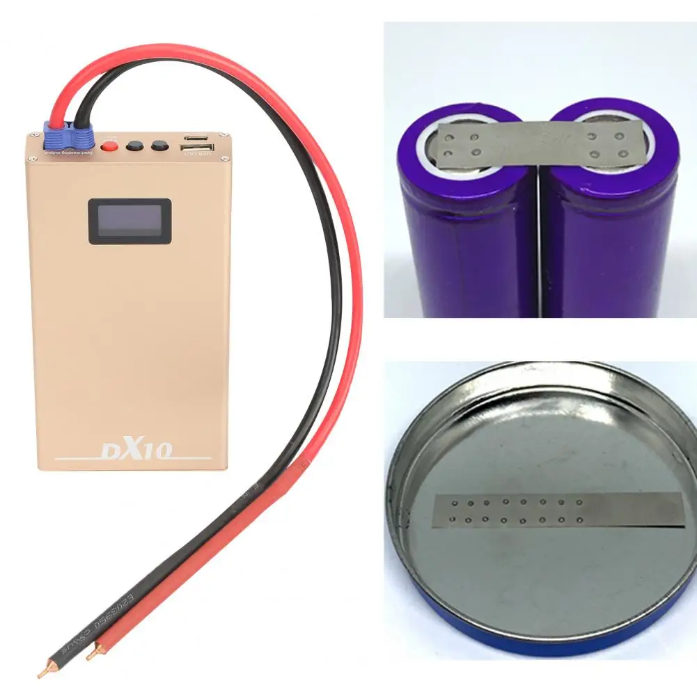

DX10 DIY Spot Welder Handheld Portable Mini Spot Welding Machine Low Failure Rate Compact Spot Welder for 18650 Battery