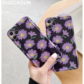 

Retro Flower Patterned Cases for Iphone Xs/Xs Max 11 Pro Max 7 8 Plus Xr X Case Shockproof IMD Protective Back Cover Coque Etui
