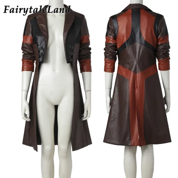

Adult Women Halloween Cosplay Superhero Jacket Ben Titan Costume Faux Leather Overcoat Zen Whoberi Sexy Coat