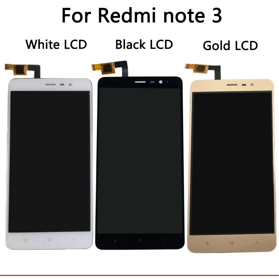 Для 5,5 дюйма Xiaomi Redmi note 3 дисплей в мобильном телефоне lcd s+ рамка pantalla note 3 детали для сборки ЖК-экран