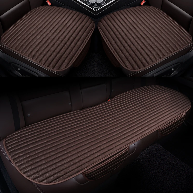 Универсальный чехол для автомобильных сидений, подушки, автомобильные Чехлы, аксессуары для Mercedes Benz Cla GLK 350X204 GLC 300 G класс W461 W463 - Название цвета: Brown