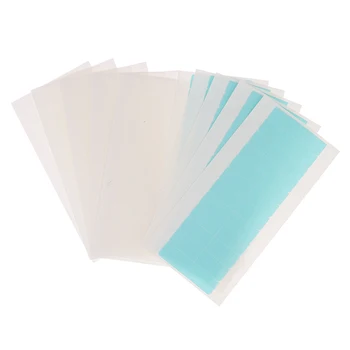 

Blue / White 5 Sheets 12pcs Adhesive Double Side Tape For Remy Human Hair Extension Tape, Tools For Hair Extension