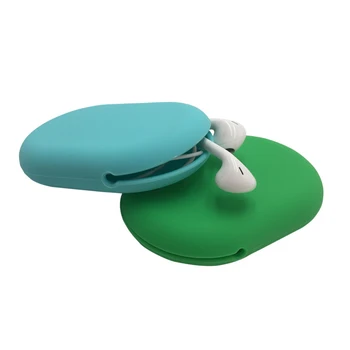 

Earphone bag Storage Case Portable Silicone Earbud Storage Bag Flash Drive Earbud Cables Organizer Box Easy Carrying Pouch