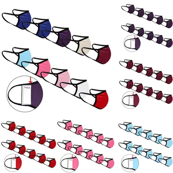 

10PCS Anti-dust Reusable Fabric Cloth Mouth Pocket Muffle Face Cover For Man Women Outdoor Maske mascarilla masque маска