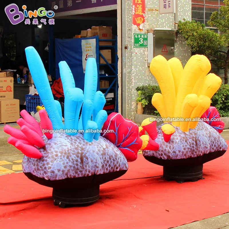 

Exquisite 1.5 Meters High Colorful Inflatable Seaweed Model Ocean Balloons With LED Lighting For Event Decoration Toy - BG-O0143