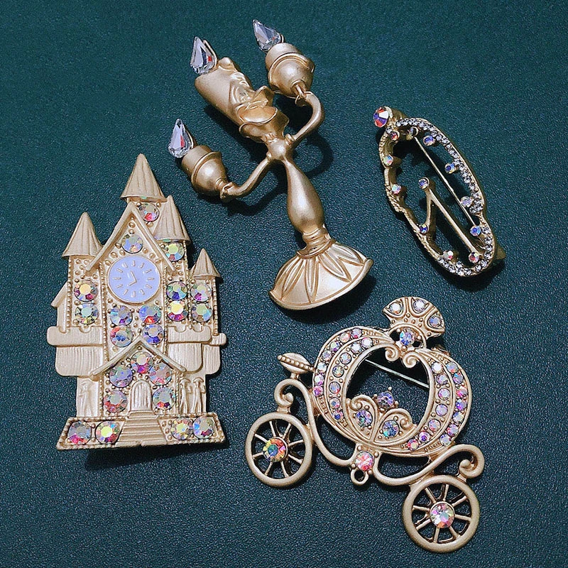 Disney Lumiere Candle Action Figure Dolls Toys Beauty and the Beast  Cogsworth Lumiere Brooche Accessories Figures Gifts|Action Figures| -  AliExpress