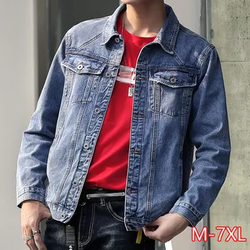 

2020 New Fashion Mens Demin Jacket Outerwear Coats Causal Daily Various Printing Styles Streetwear Large Size S-7XL Clothes