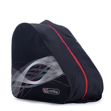 Adult Roller Ice Inline Skate Shoes Ski Snow Boots Bag Portable Oxford Carry Bag GYM Shoulder Bag Big Capacity Waterproof Black