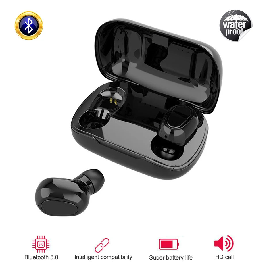

Huawei Wireless Bluetooth Headphones Mini Earbuds Noise Reduction Sports Waterproof No Delay Gaming Headset Charging Box