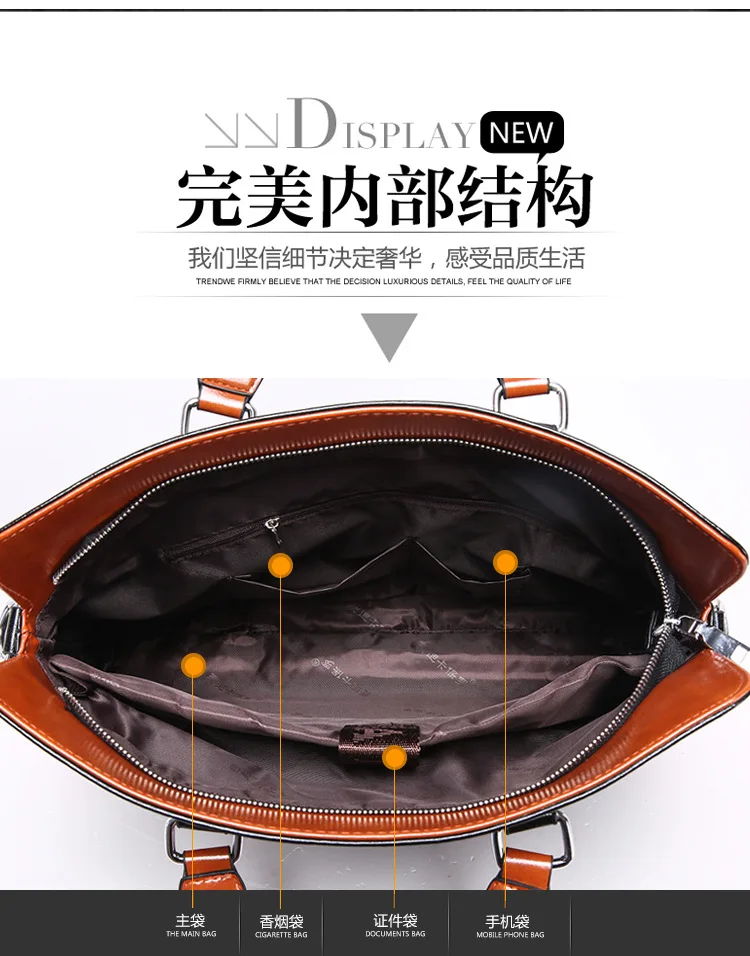 

Men's Bag 2018 Spring And Summer New Style Korean-style-Style Contrast Color Men's Bag Two Style MEN'S Real-leather Bag