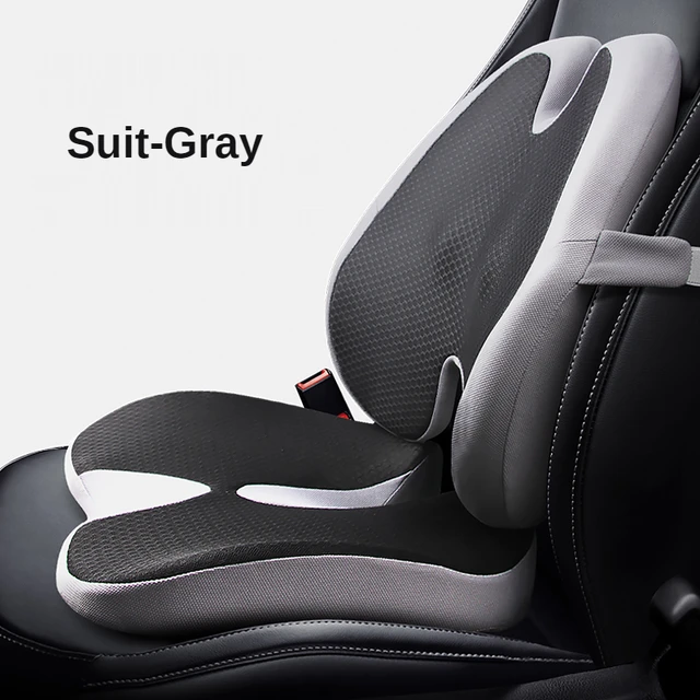 Memory Foam Seat Cushion Set Black