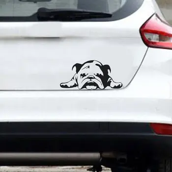 

Auto Car Sticker English Bulldog Tired Puppy Dog Personalized Decorative Anti Scratch Sticker Car Styling Sticker