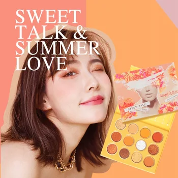 

ins makeup magic color 12 color eye shadow plate California love earth color pearly matte flash powder net red same