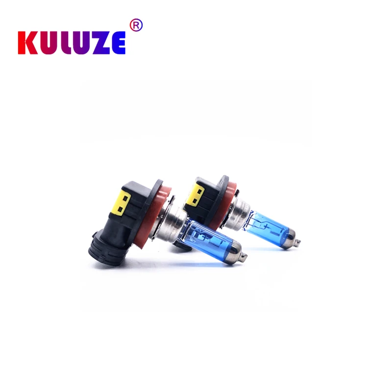 Super White Platinum Halogen Bulb 2PCS H1 H3 H4 H7 H8 H9 H11 9005 HB3 9006 HB4 12V 100W Quartz Glass Car Headlight Lamp 5