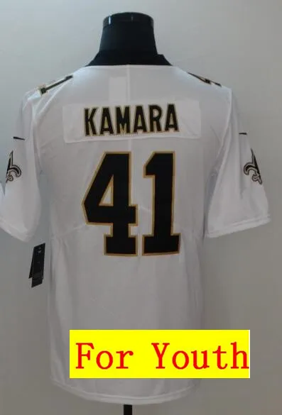As photo Все сшитые мужские wo Мужские Молодежные Детские th Орлеан Drew Brees 9 Alvin Kamara 41 Майкл Томас 13 Джерси - Цвет: As photo