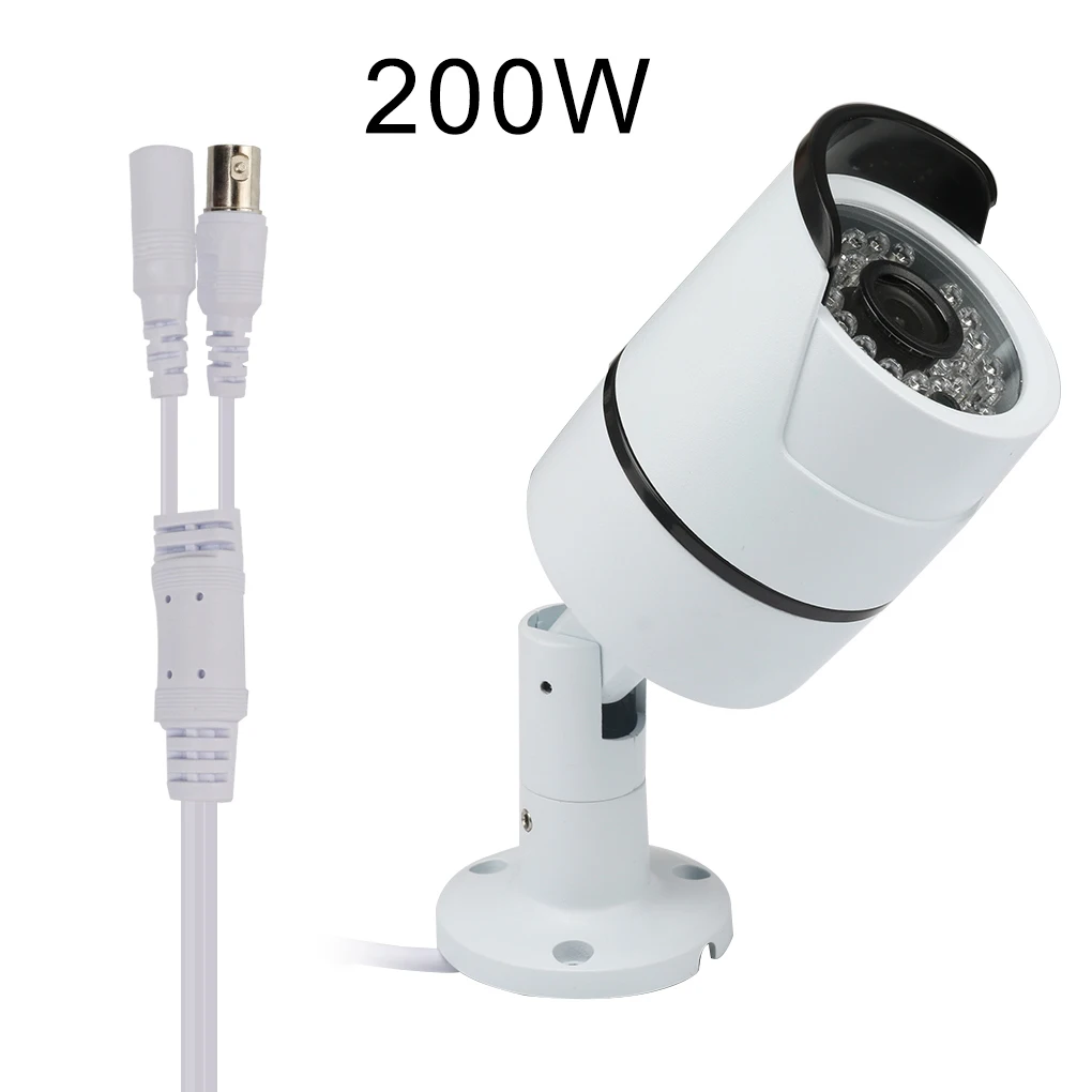 1080p 1080p HD CCTV камера безопасности металлический корпус инфракрасного ночного видения Видео аудио наблюдения наружная камера безопасности - Цвет: 1080p