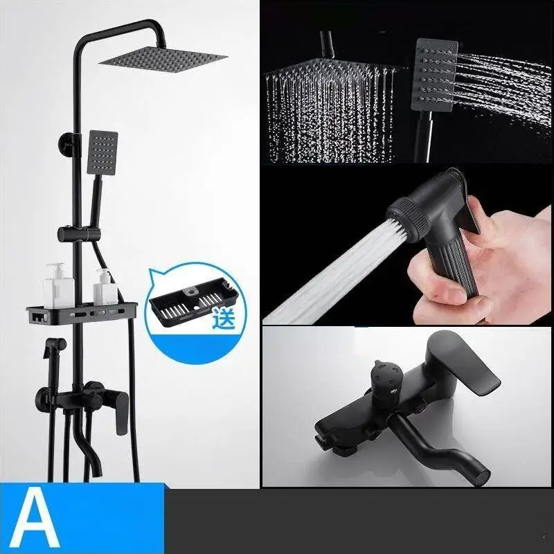 Regendouche Black timna Douchette Regadera De Prysznic панель Ducha Painel Doucheset Eletrico Chuveiro душ для ванной комнаты - Цвет: Number 10