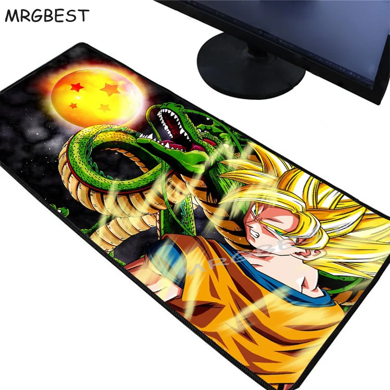 

MRGBEST Dragon Ball Large Lockedge 90x40cm Office Mouse Pad Game Player Keyboard Calculation Anime Table Mat Tablet PC Notebook